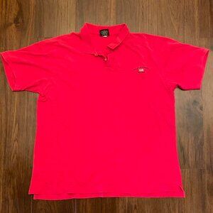 Y2K red polo shirt